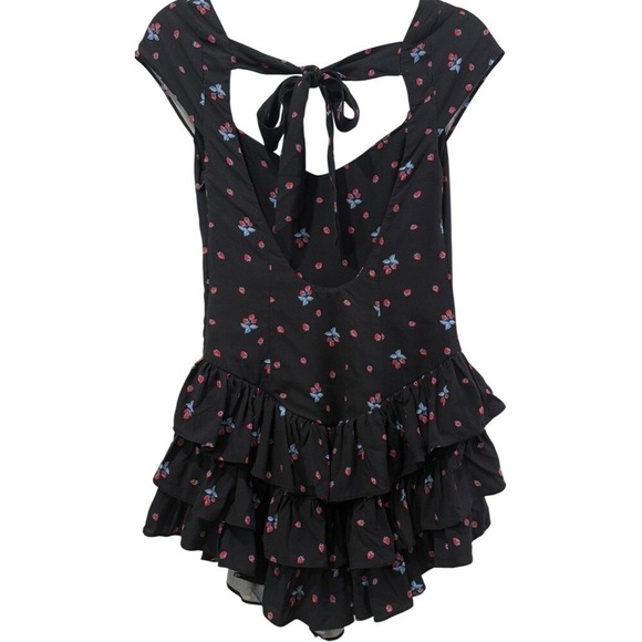 New Urban Outfitters Adorable CottageCore Kimchi Blue Waverly Mini Romper Small - Picture 5 of 8